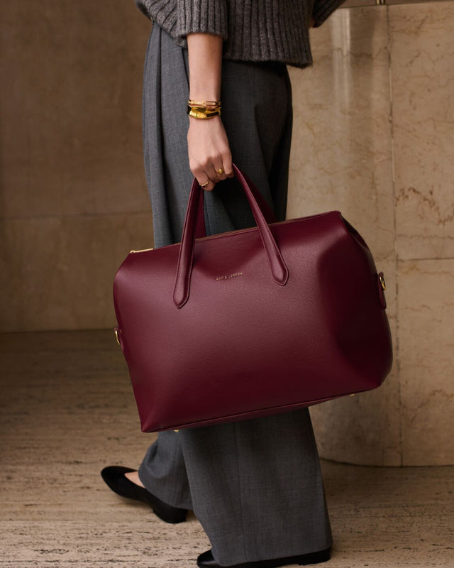 Katie Loxton Milan Cabin Bag - Cherry