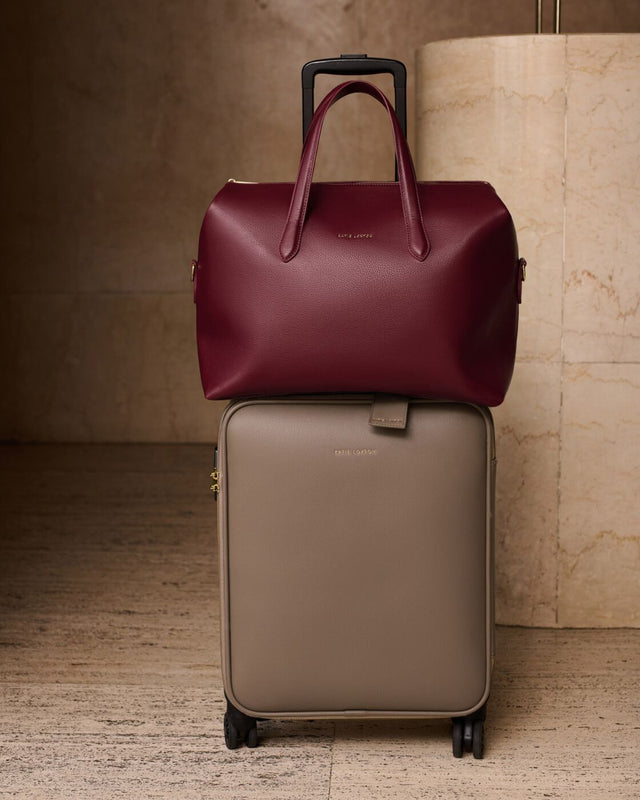 Katie Loxton Milan Cabin Bag - Cherry
