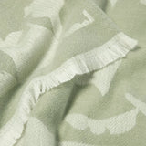 Katie Loxton Floral Blanket Scarf - Sage & Off White
