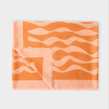 Katie Loxton Printed Scarf - Ripple Wave (Orange/Pink)