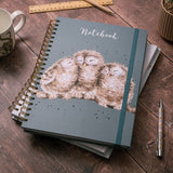Wrendale Designs A4 Owl Notebook - Owlets