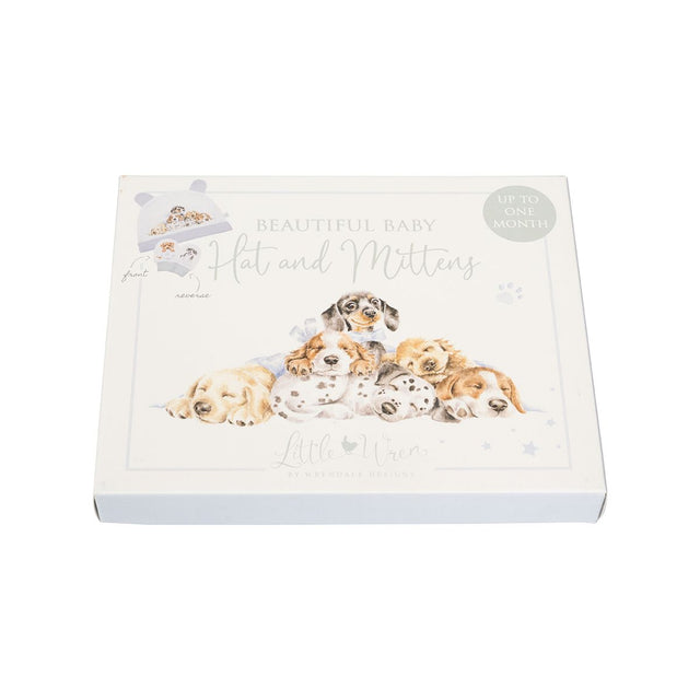 Wrendale Designs Little Paws Hat & Mittens Set