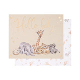 Wrendale Designs Little Savannah - Hello Baby Card