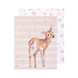 Wrendale Designs Loved Deerly - It's a Girl Card