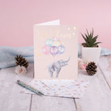 Wrendale Designs Up and Away - Baby Shower Card