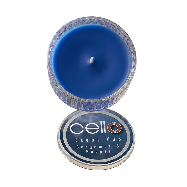 Luxury bergamot candle gift for cosy home fragrance
