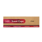 Luxury scented candle gift set with four signature fragrances