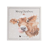 Wrendale Designs First Taste Of Snow (Cow) Luxury Boxed Cards