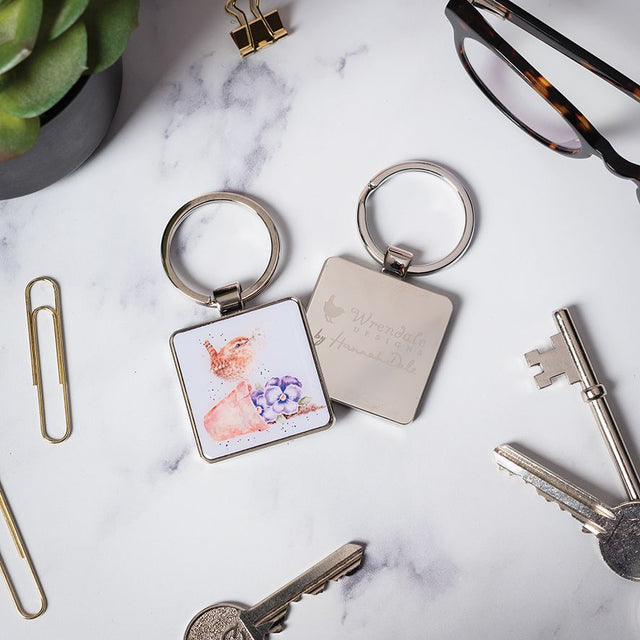 Wrendale Designs Bird Keyring - Pottering About