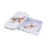 Wrendale Designs Rabbit Mini Tin - Head Clover Heels