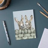 Wrendale Designs A6 Donkey Notebook - Hee Haw