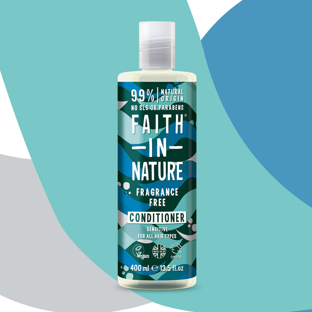 Natural unscented conditioner for sensitive scalp and fine hair