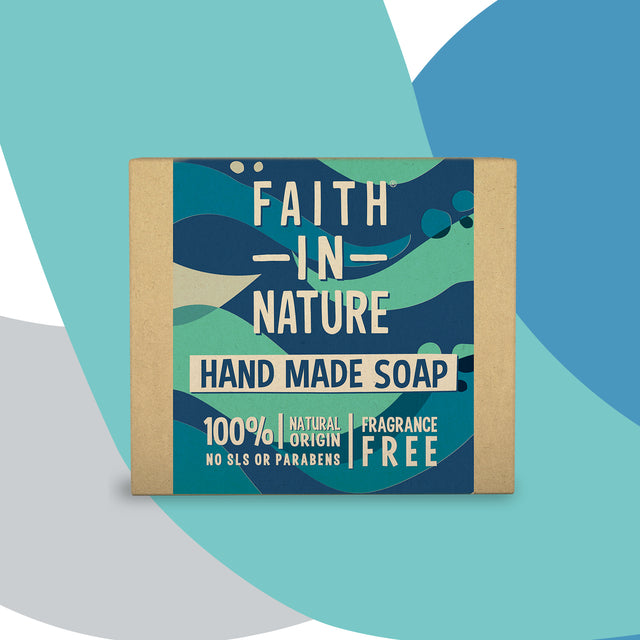 Natural unscented soap bar for sensitive and delicate skin