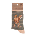 Wrendale Designs Cow Sock - Flutterly Fab