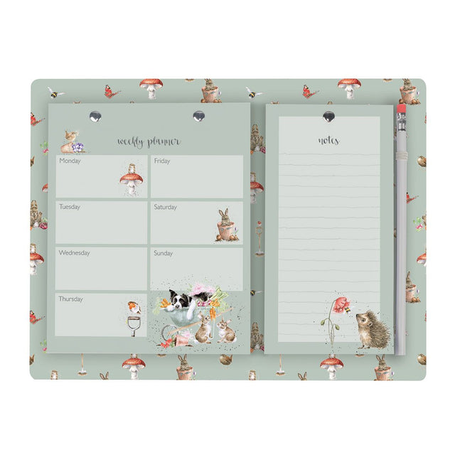 Wrendale Designs Garden Friends Weekly & Shopping Planner