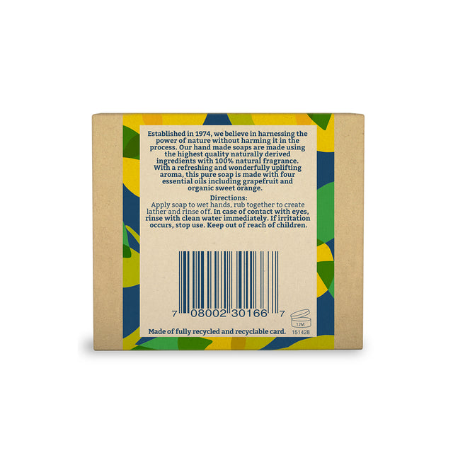Plastic free natural soap bar with essential oils