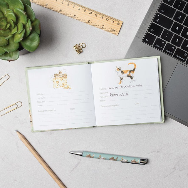 Wrendale Designs Password Book - New Beginnings