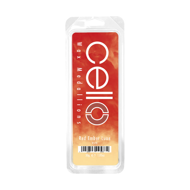 Red Ember strong scented wax melts with warm luxurious fragrance