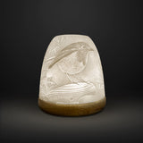 Robin porcelain dome tealight holder