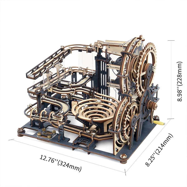 Robotime ROKR marble run 3D wooden model dimensions