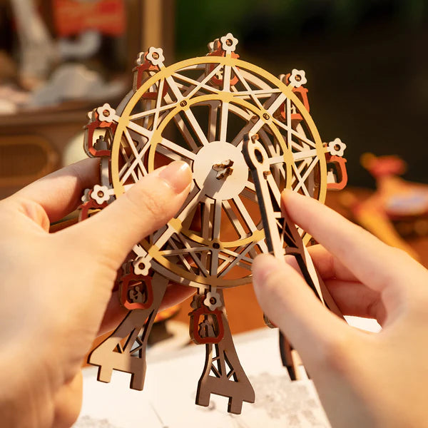 Rolife 3D puzzle amusement park music box