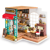 Robotime Rolife Simon's Coffee DIY miniature house kit DG109