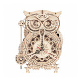 ROKR Owl Clock mechanical wooden puzzle LK503