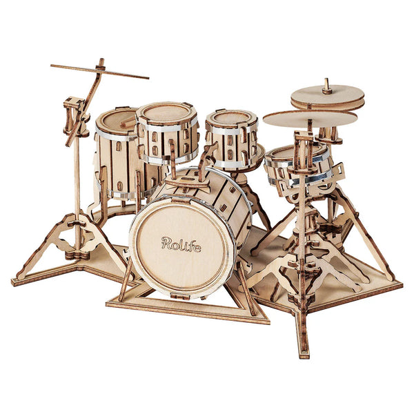Rolife drum kit 3D wooden puzzle TG409