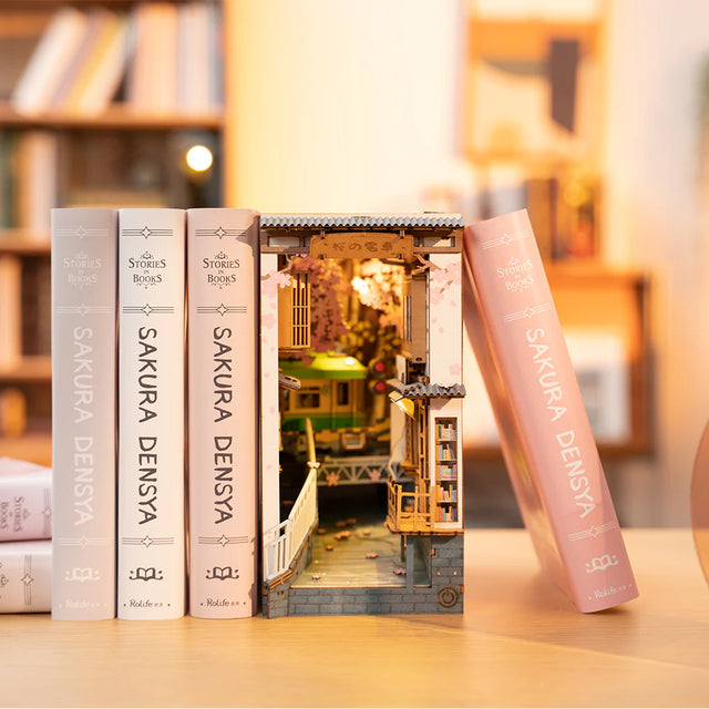 Rolife kits UK Japanese book nook shelf insert