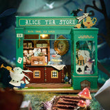 Robotime Rolife Wonderland tea shop DIY miniature
