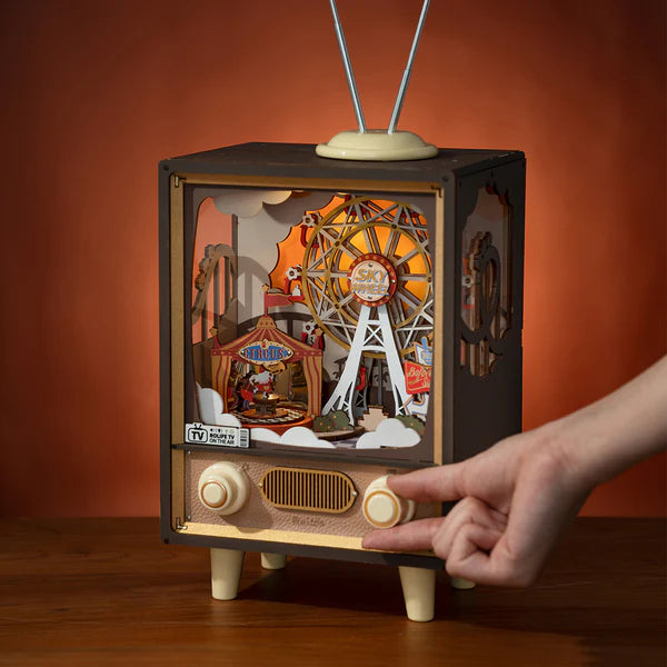 Rolife Sunset Carnival music box 3D wooden puzzle AMT01 