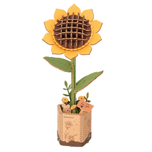Rowood wooden sunflower DIY kit TW011