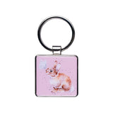 Wrendale Designs Rabbit Keyring - I Spy a Butterfly