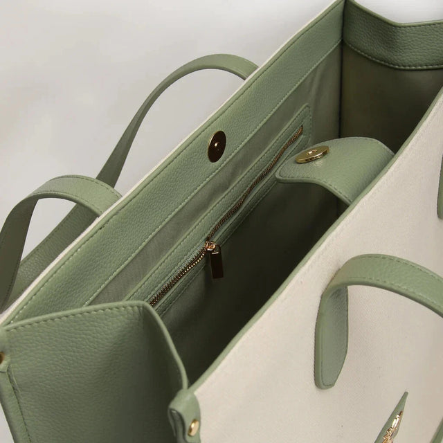 Alice Wheeler Sage -  Kingston Canvas tote Bag