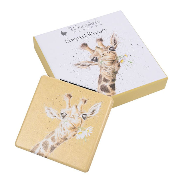 Wrendale Designs Giraffe Mirror - Flowers