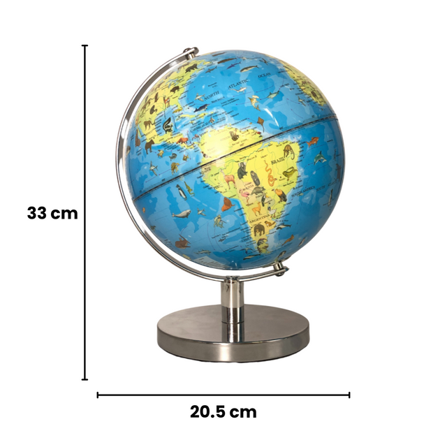 Gleneagles 20cm Kids Globe - Animal & Landmark Educational Earth