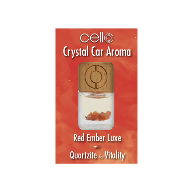 Smoky wood car air freshener by Cello with sophisticated fragrance