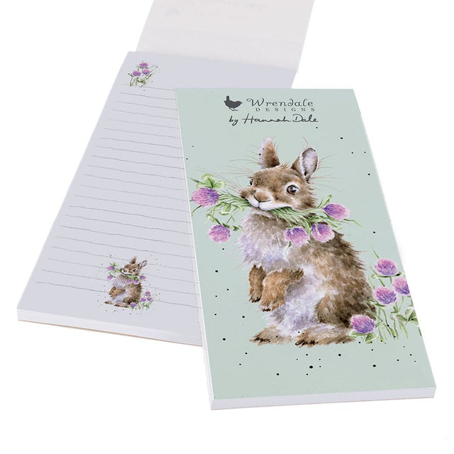 Wrendale Designs Rabbit Shopping Pad Head Clover Heels
