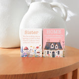 Splosh Cottage Grove Sister decorative ceramic fridge magnets displayed with other ceramic magnets in the collection.