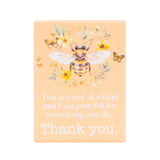 Cottage Grove Thank You ceramic fridge magnets by Splosh with heartful message and floral design.
