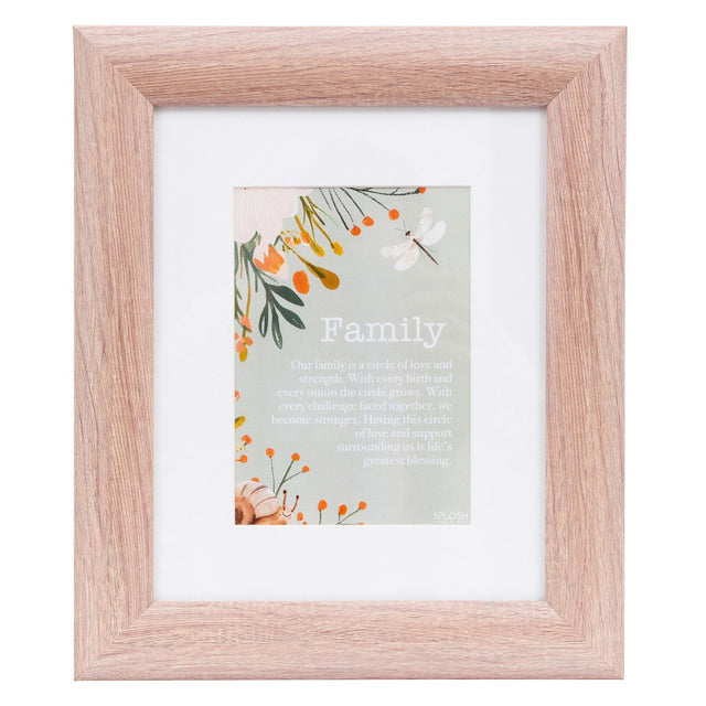 Splosh Cottage Grove wooden frame with Home design for 5x7 photo