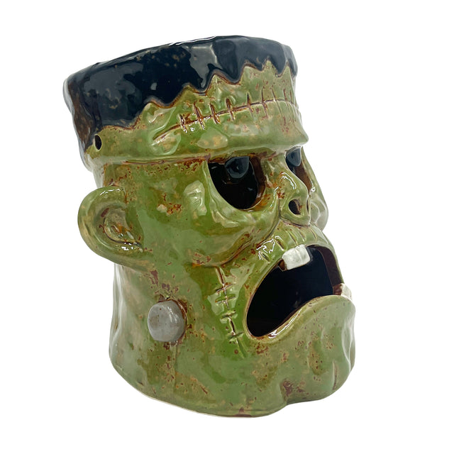 Stitched monster lantern tealight holder spooky ambient lighting