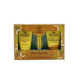 Naked Bee coconut and honey mini bee kit travel gift set