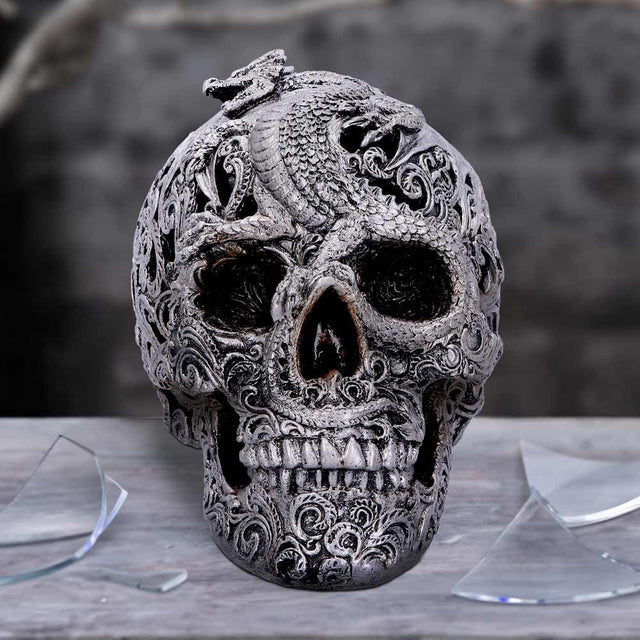 Nemesis Cranial Drakos (Silver) 19.5cm