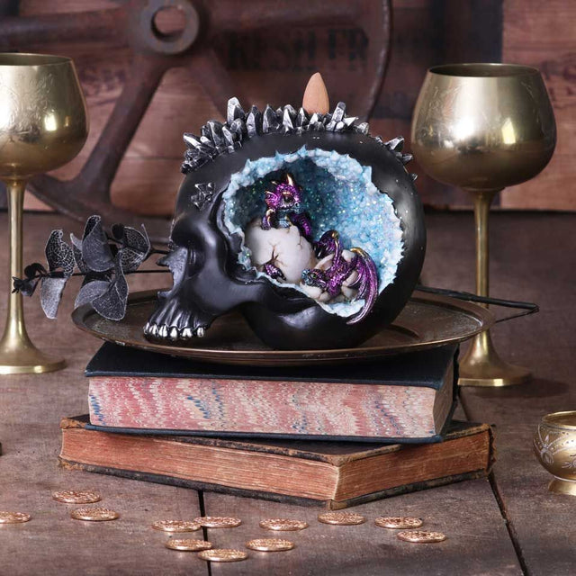 Nemesis Crystal Hatchlings Backflow Incense Burner 14cm