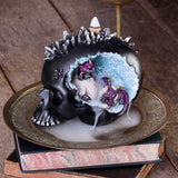 Nemesis Crystal Hatchlings Backflow Incense Burner 14cm