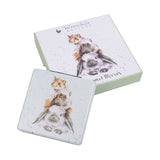 Wrendale Designs Rabbit/Guinea Pig/Hamster Mirror - Piggy in the Middle