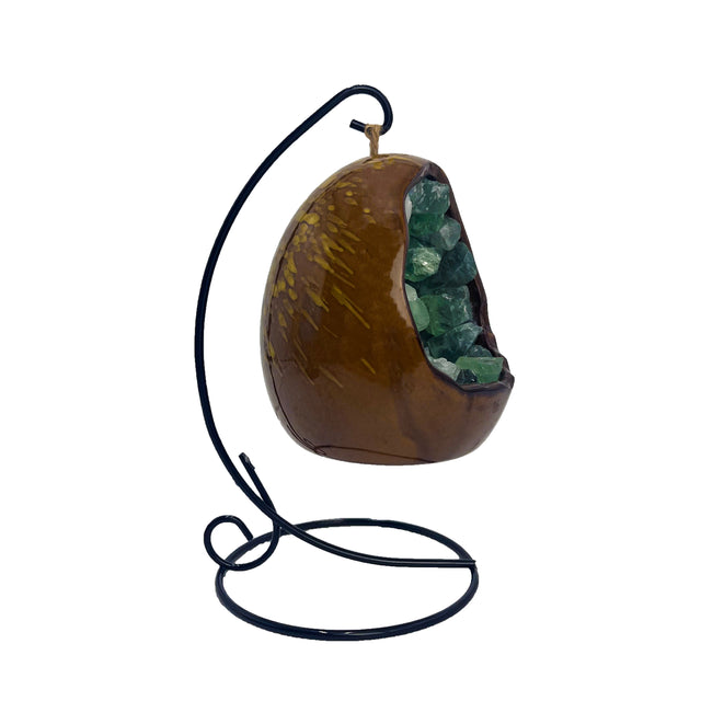Dinosaur egg lamp green fluorite small bedside lamp and mood light 