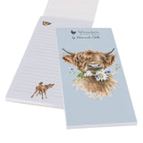 Wrendale Designs Cow Shopping Pad Highland Wishes