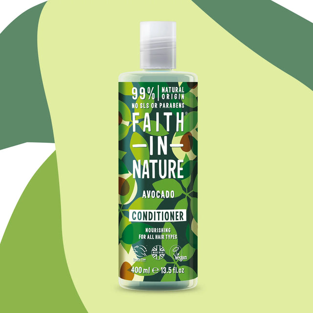 Vegan avocado conditioner for soft and healthy-looking hair